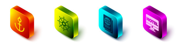 设置等距锚船舵轮图片下载