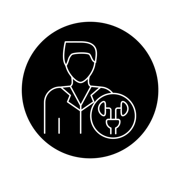 泌尿科颜色线图标主题专家图片下载