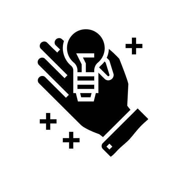 知识产权管理符号图标矢量插图图片下载