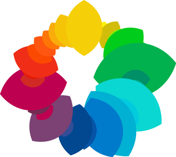 彩色光谱彩色抽象曼荼罗图案图片下载