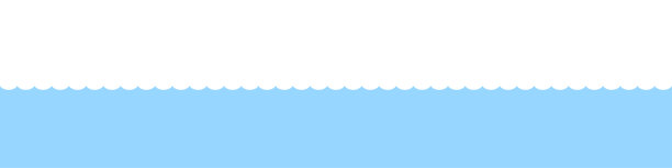 水波背景。海，海洋或河流的概念。平的风格。矢量图图片下载