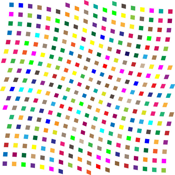 随机形状排列为马赛克镶嵌图片下载