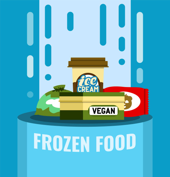 冷冻食品平栅冷藏产品图片下载