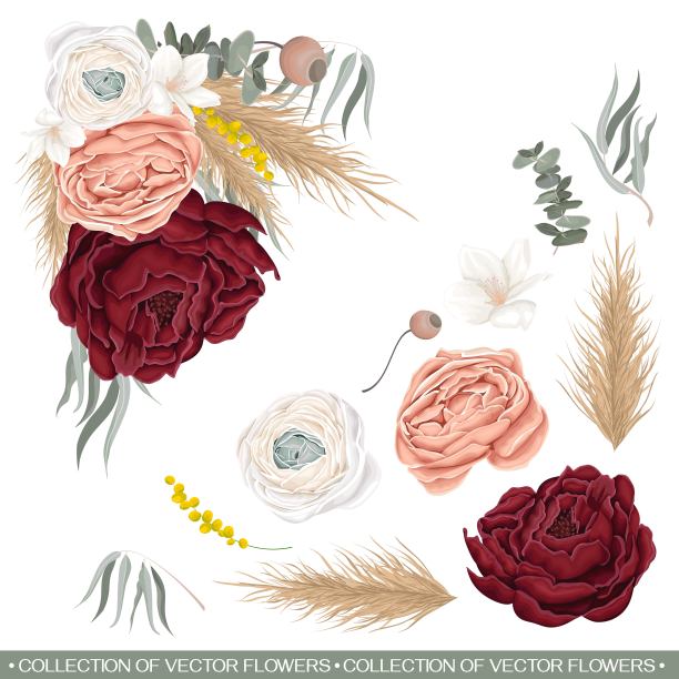 矢状花组成在一个角度的形状图片下载