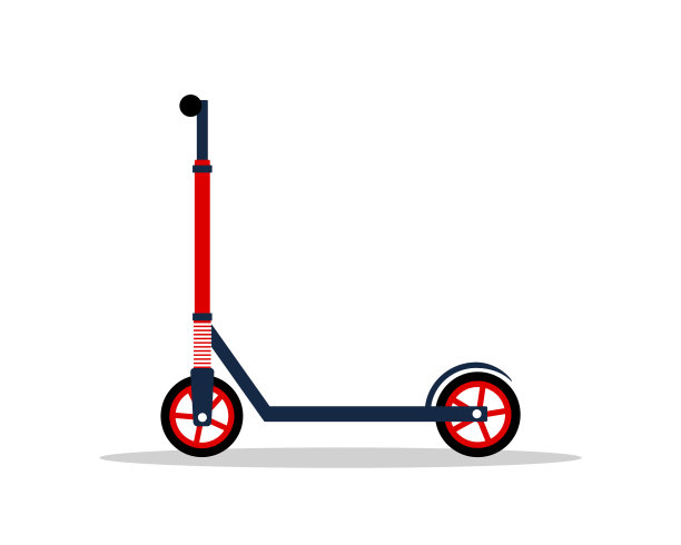 现代电动滑板车生态城市交通图片下载