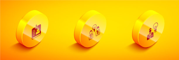 设置等距识别徽章的人图片下载