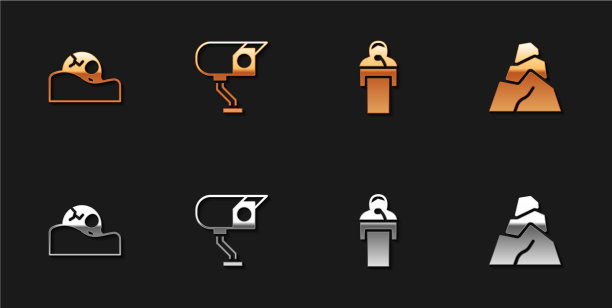 设置人类头骨安全摄像头讲课图片下载