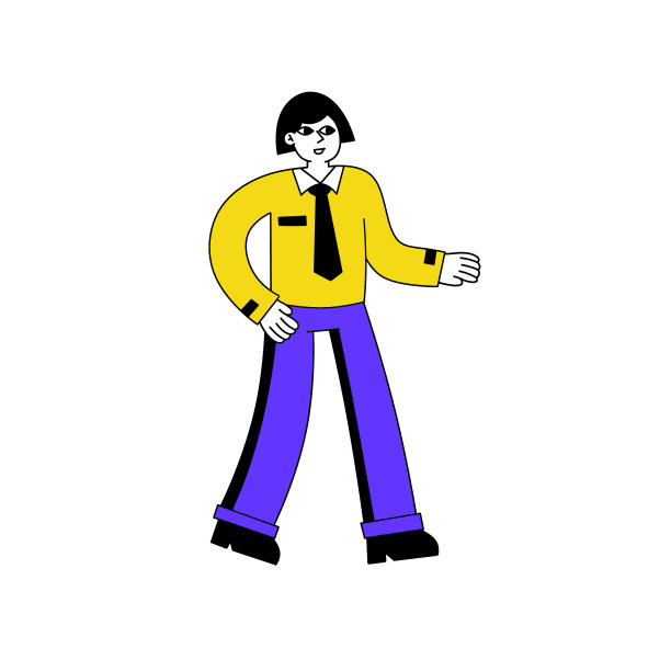 业务角色。穿衬衫的女人。快点和迟到。时尚平面卡通插画图片下载