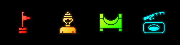 设置位置标志冬季运动员滑板公园图片下载