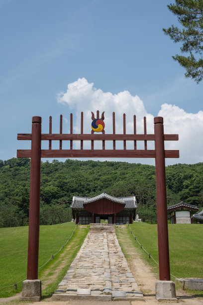 美丽的一天在金浦乡的场景图片下载