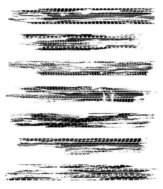 轮胎痕迹车轮踏印汽车痕迹图片下载