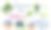 一大堆蓝莓、小树枝和甜点的彩色图片。矢量手绘平面孤立的插图。手写的字母为您的设计。图片下载