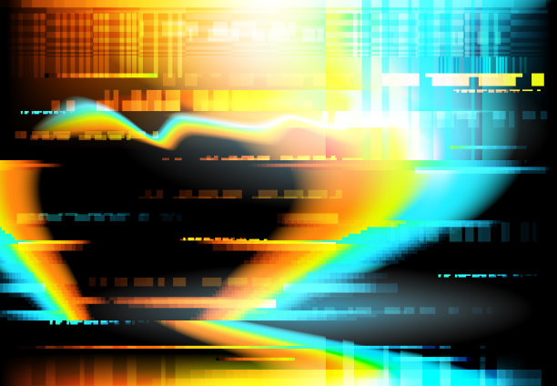LCD屏幕故障数字背景故障图片下载