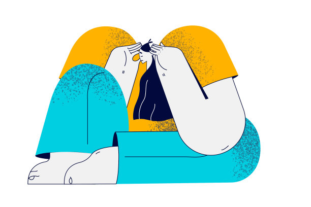 抑郁头痛悲伤概念图片下载