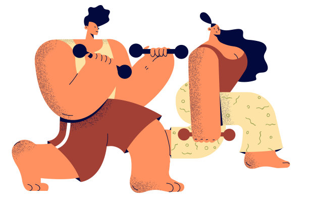 健康的生活方式和在家锻炼的概念图片下载