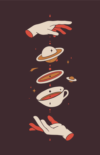 咖啡标签模板logo标签复古logo图片下载