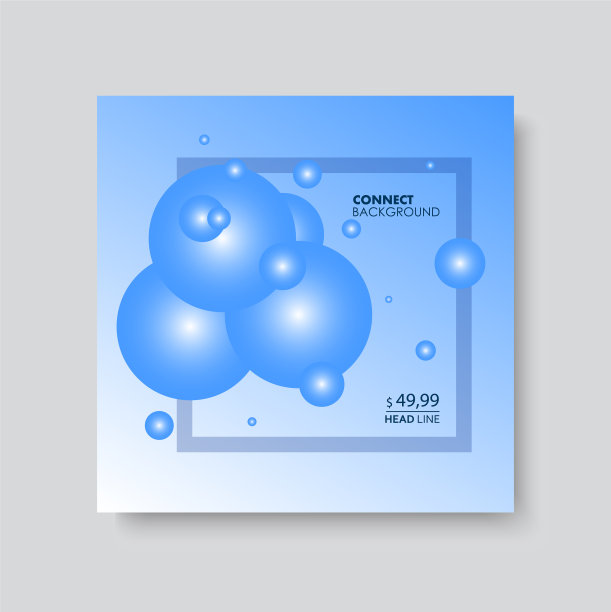 分子横幅设计模板图片下载