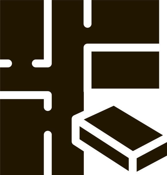 建造房屋图标字形图片下载