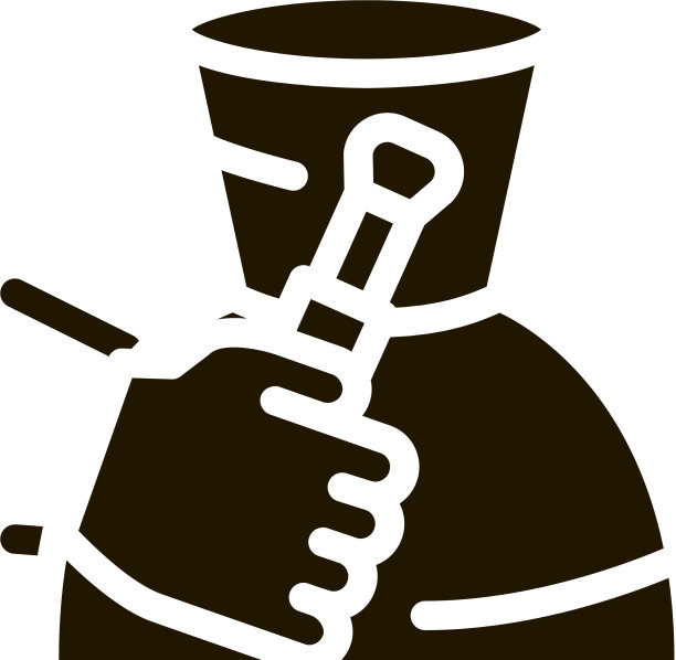 陶土花瓶画图标象形文字图片下载