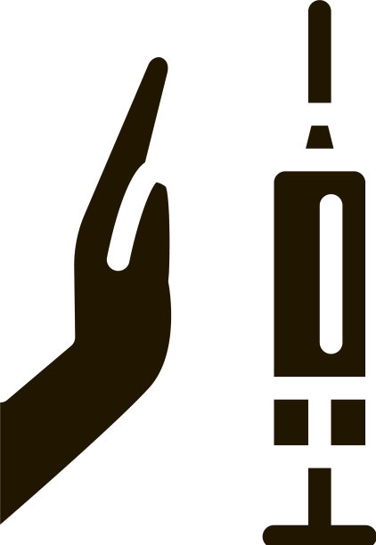 注射器在手上图标字形图片下载