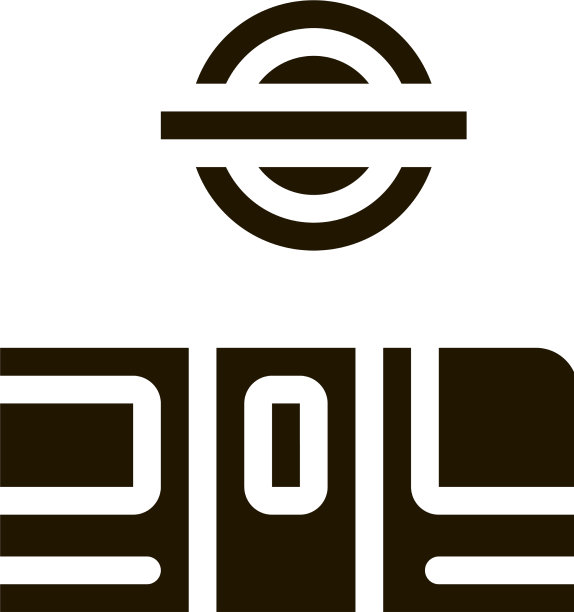 关闭的地铁门图标字形图片下载