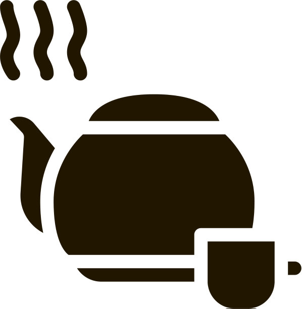 茶壶图标字形图片下载