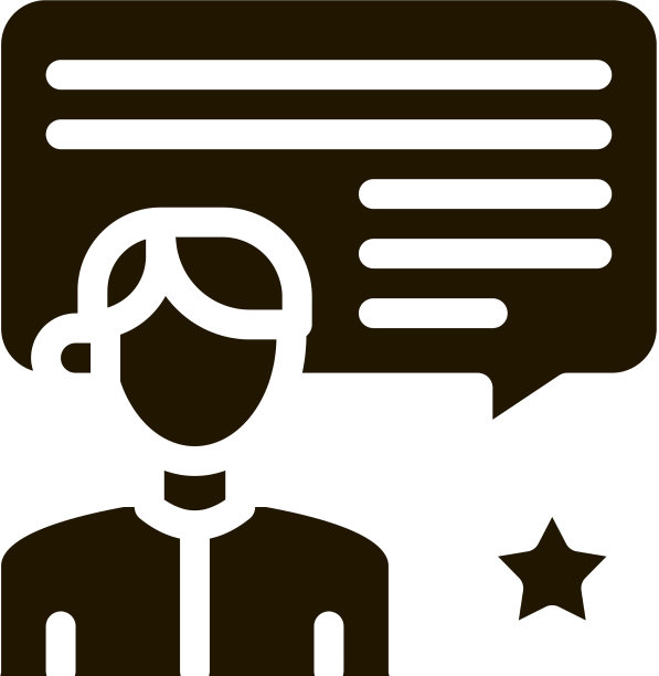 感谢演讲图标字形图片下载