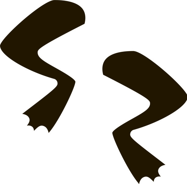 青蛙腿图标象形文字图片下载