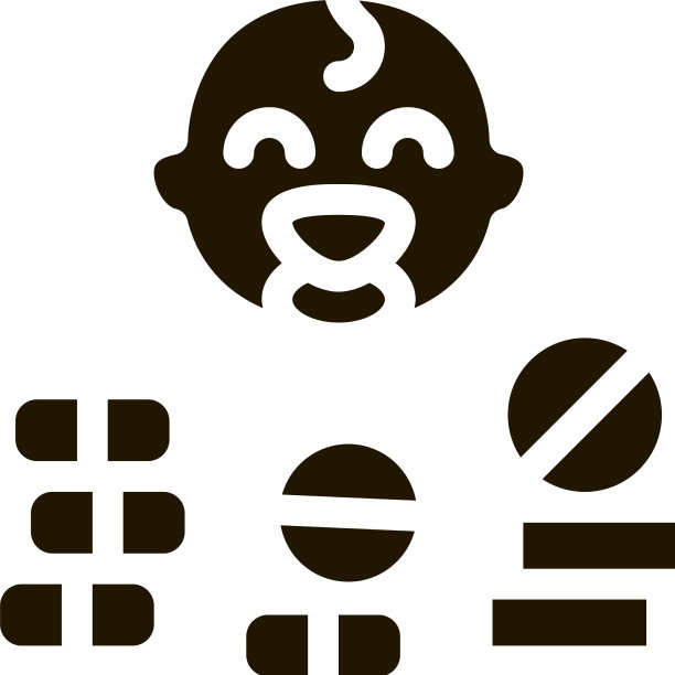 Bacare药丸图标字形图片下载