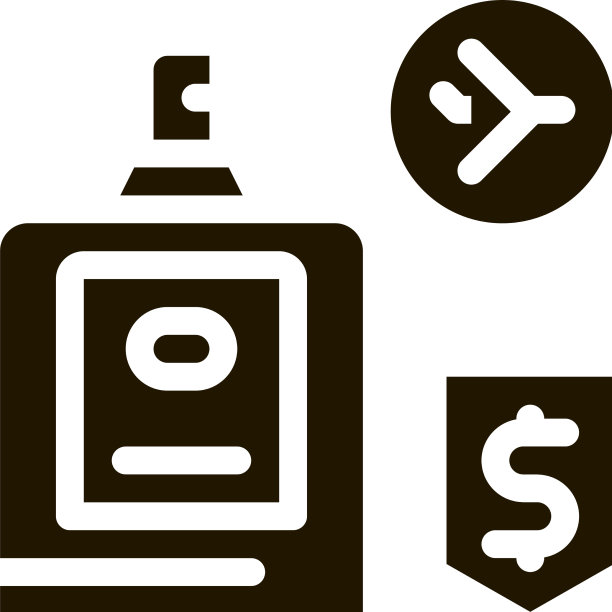 化妆品在免税图标字形图片下载