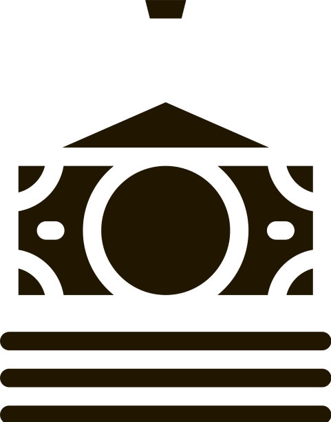 钩现金票据图标字形图片下载