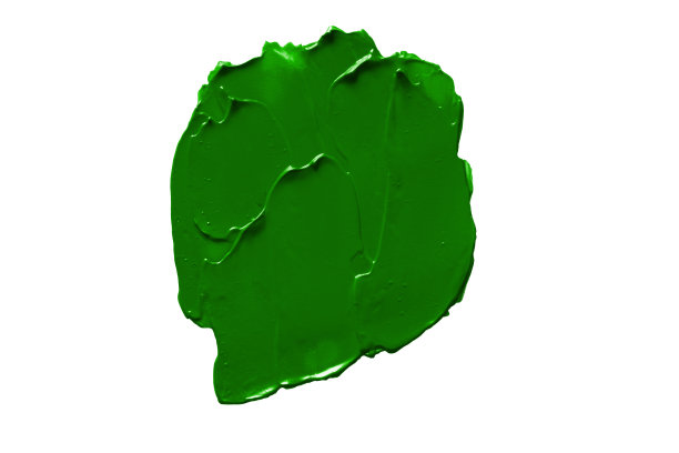 白色背景上分离的彩色涂料图片下载