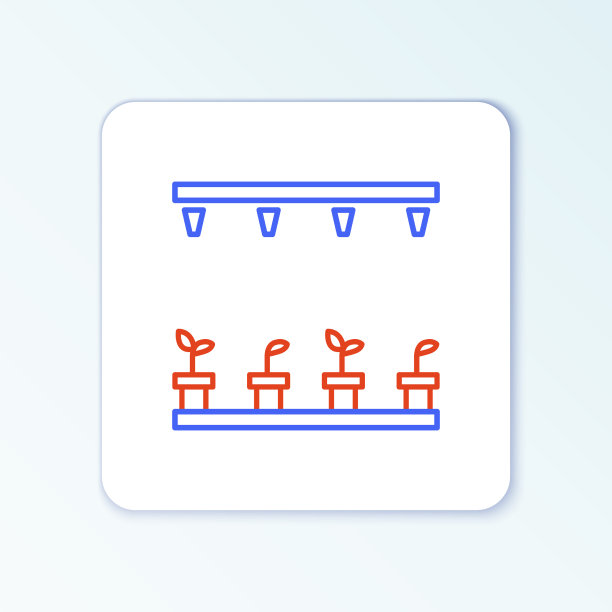 线自动喷灌喷头图标隔离图片下载