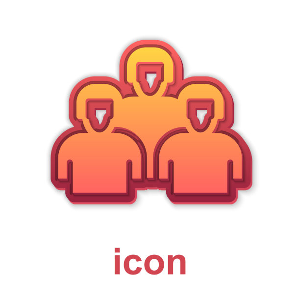 金牌棒球队球员图标孤立图片下载