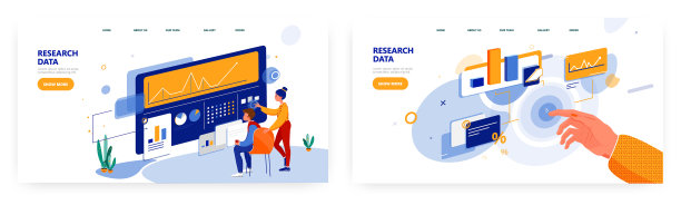 研究数据登陆页面设计网站横幅图片下载