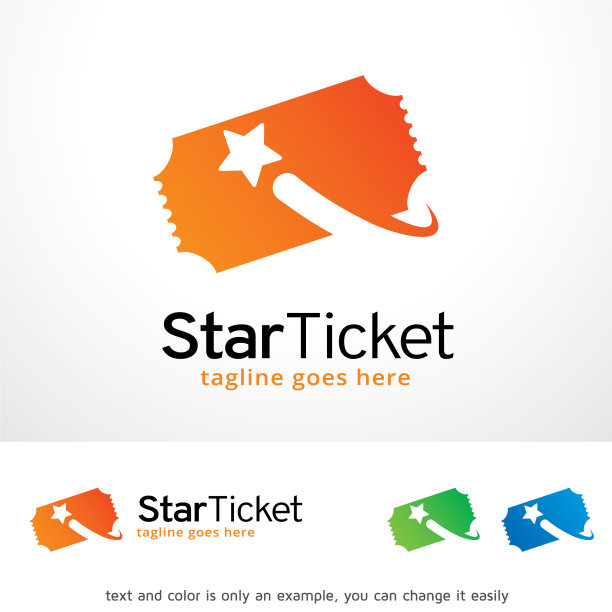 星票标志模板设计图片下载