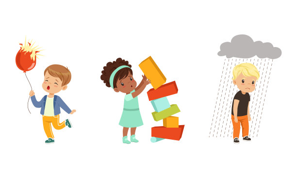 沮丧的孩子经历他们的失败图片下载