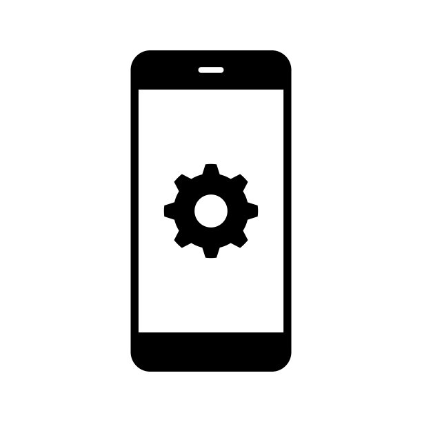 简单的矢量图标设置，系统，齿轮，智能手机和更多。图片下载