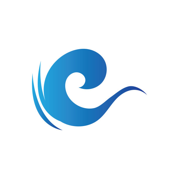 海浪标志设计模板图片下载