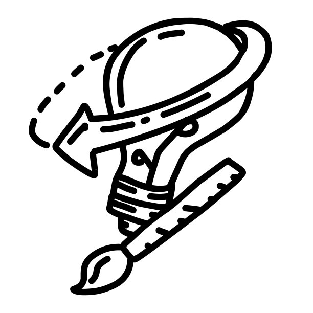 商业创意手绘图标设计大纲图片下载