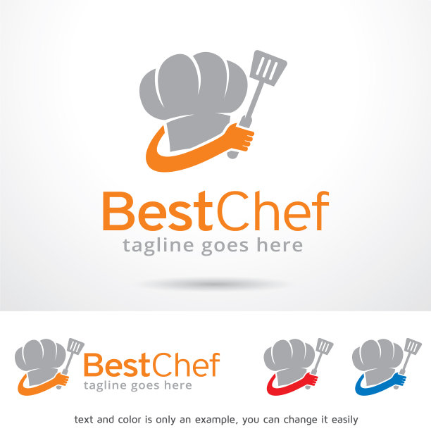 最佳厨师标识模板图片下载