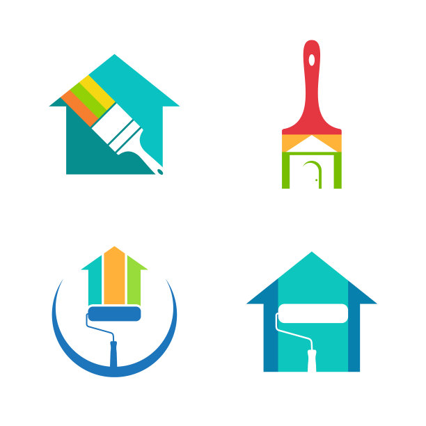 集油漆房logo设计创意油漆图片下载