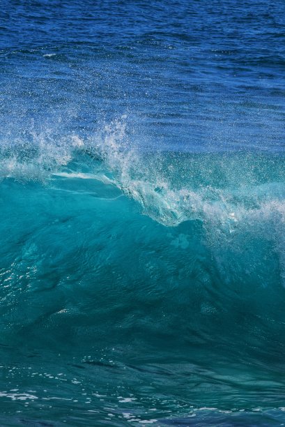 蓝色的海浪图片下载