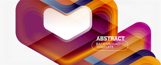 三维箭头几何构成抽象图片下载