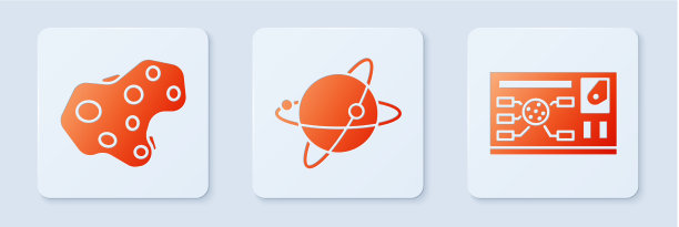 设卫星绕地球小行星运行图片下载