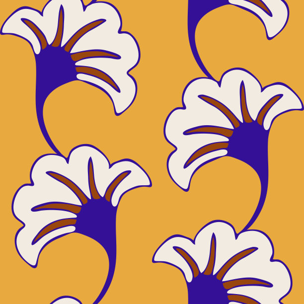 无缝矢量图案与几何叶在黄色的背景。夏日花墙纸设计。装饰亮丽的热带时尚纺织品。图片下载