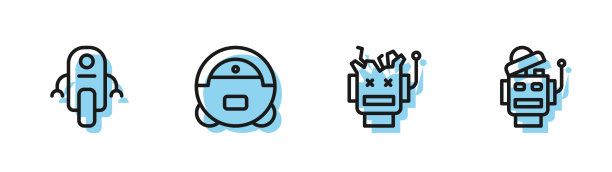 设机器人断线和机器人真空吸尘器图片下载