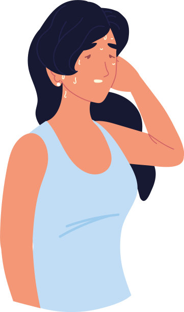 女病人发烧图片下载