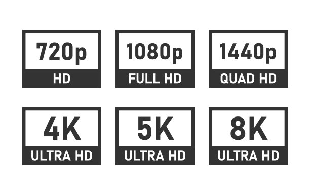 显示分辨率ICONS 4k uhd 8k quad hd图片下载