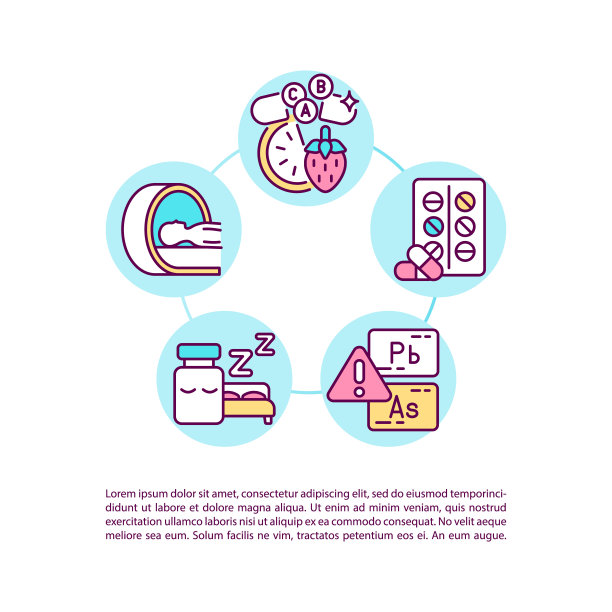 补充和替代医学概念线性图标图片下载